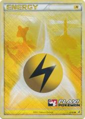 Lightning Energy 91/95 Crosshatch Holo Promo - 2011 Play! Pokemon